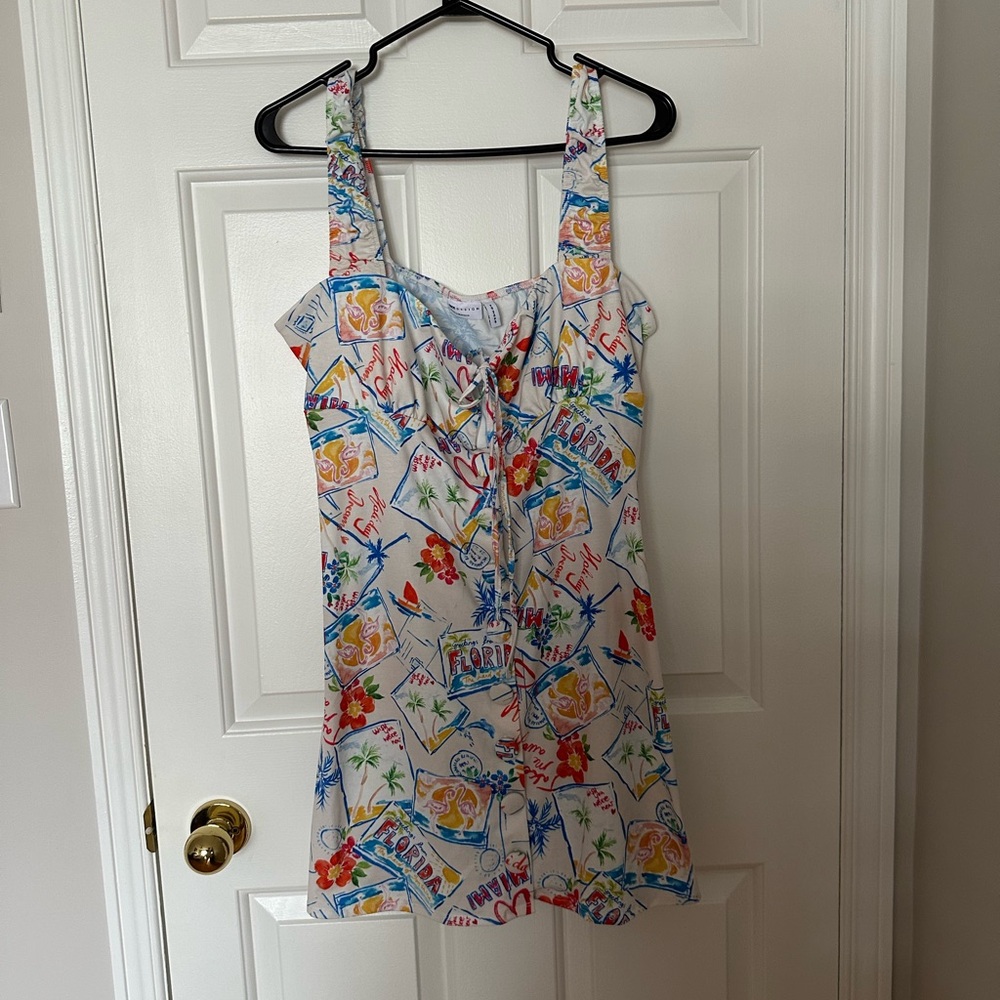 ASOS Postcard Print Dress - Picture 6 of 13